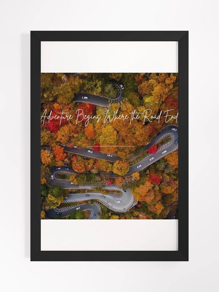 Colorful Forest Framed High-Quality Matte Poster (in) product image (1)