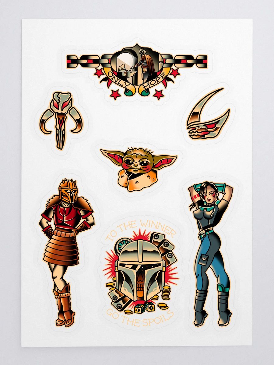Mando Flash - Sticker Sheet product image (1)