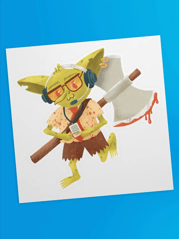 Tech Support Goblin Sticker product image (2)