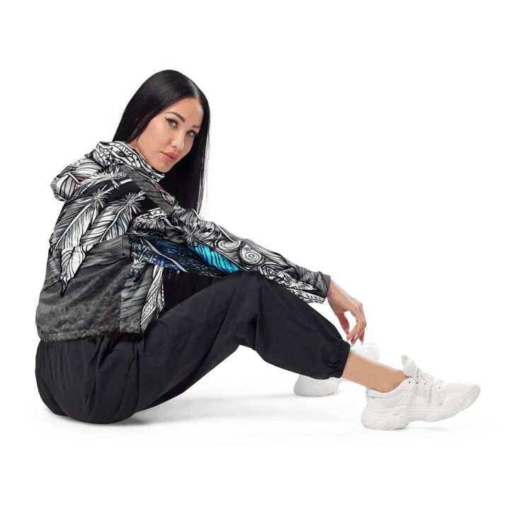 G Feathers, Women's Cropped Windbreaker product image (2)