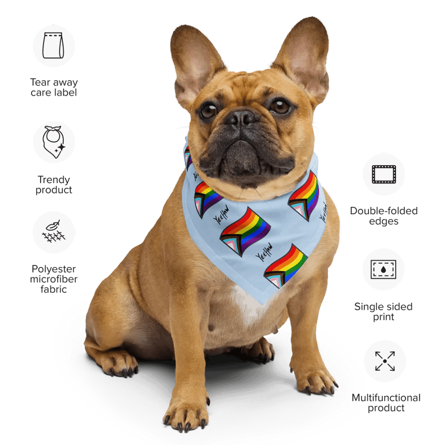 Cowboy x Pride Bandana (Blue) product image (8)