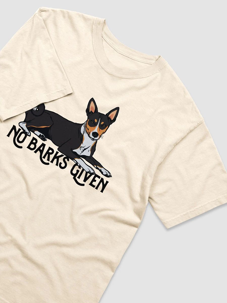 No Barks Given T-Shirt of a Basenji (Tricolor) | Funny T-Shirt for Basenji Dog Paw-rents product image (21)