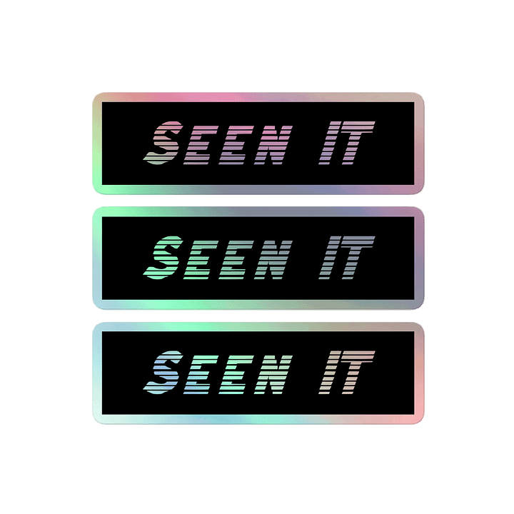 Seen IT Holographic Sticker product image (2)