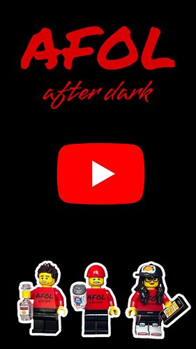 - we are 3 away from our first small goal of 250!

If we hit this goal by tomorrow night we will do a giveaway for AFOL after...