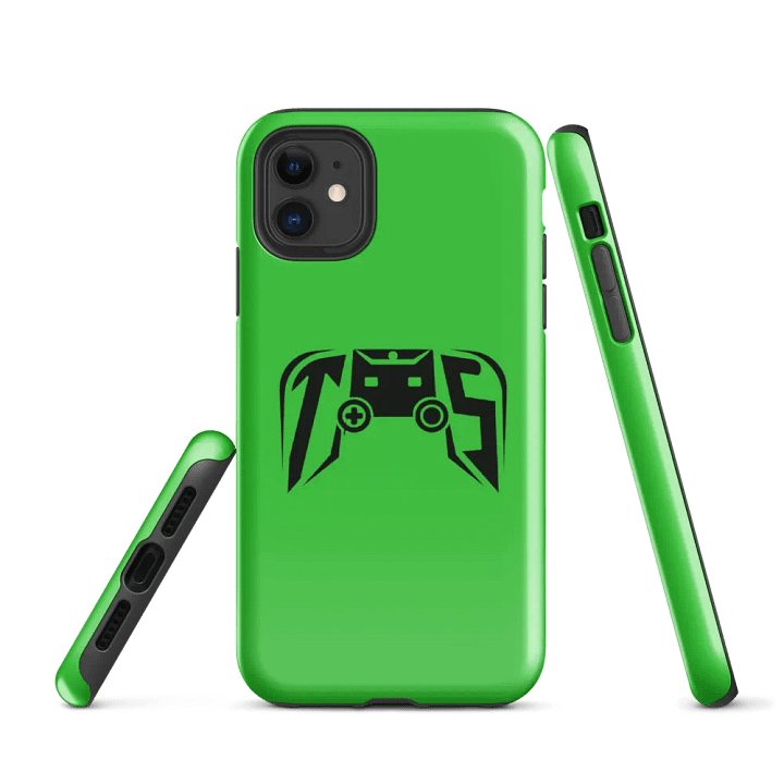 Tough Logo Case for iPhone® (Lime) product image (1)