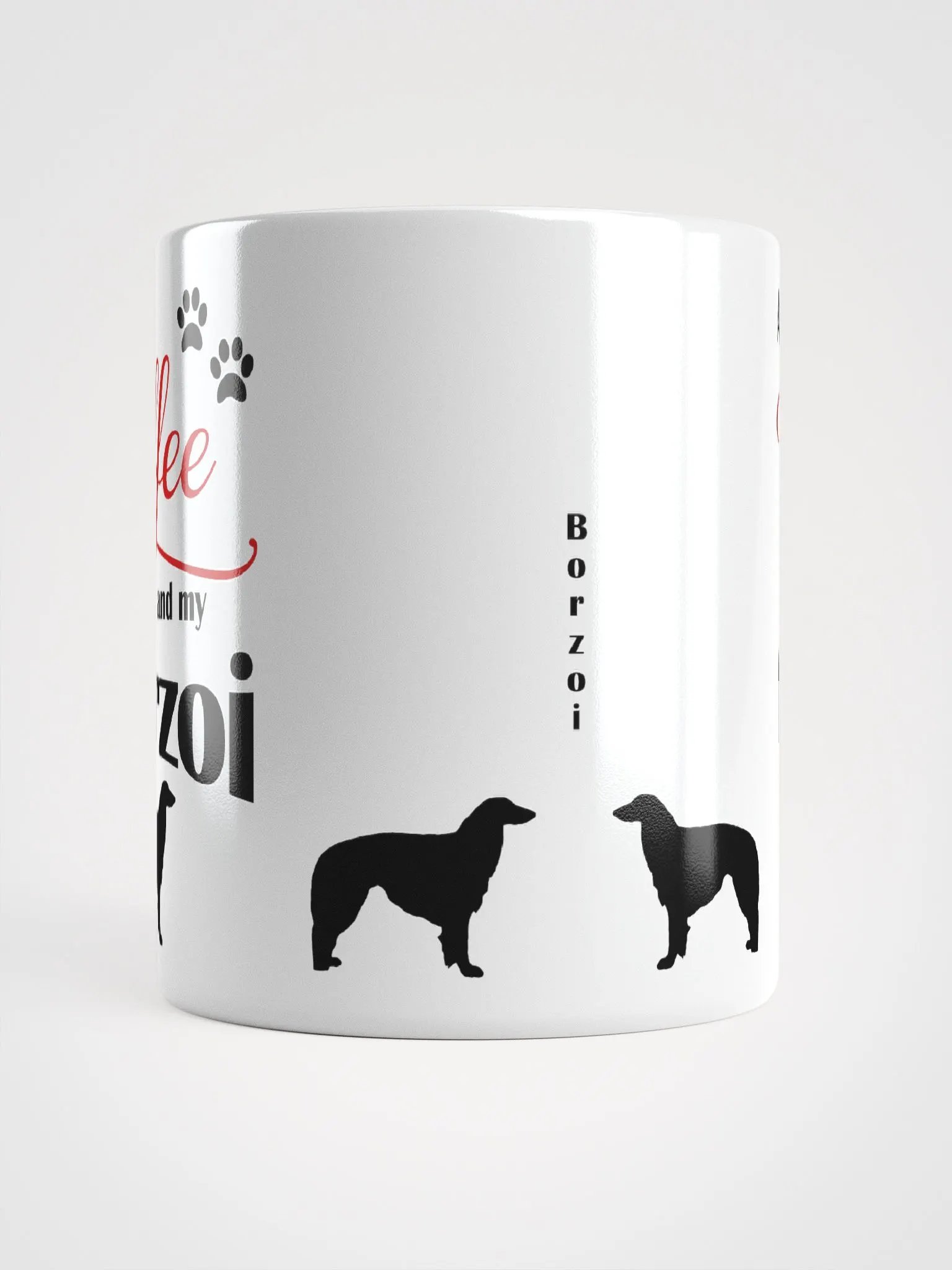 Coffee and my Borzoi Mug product image (5)