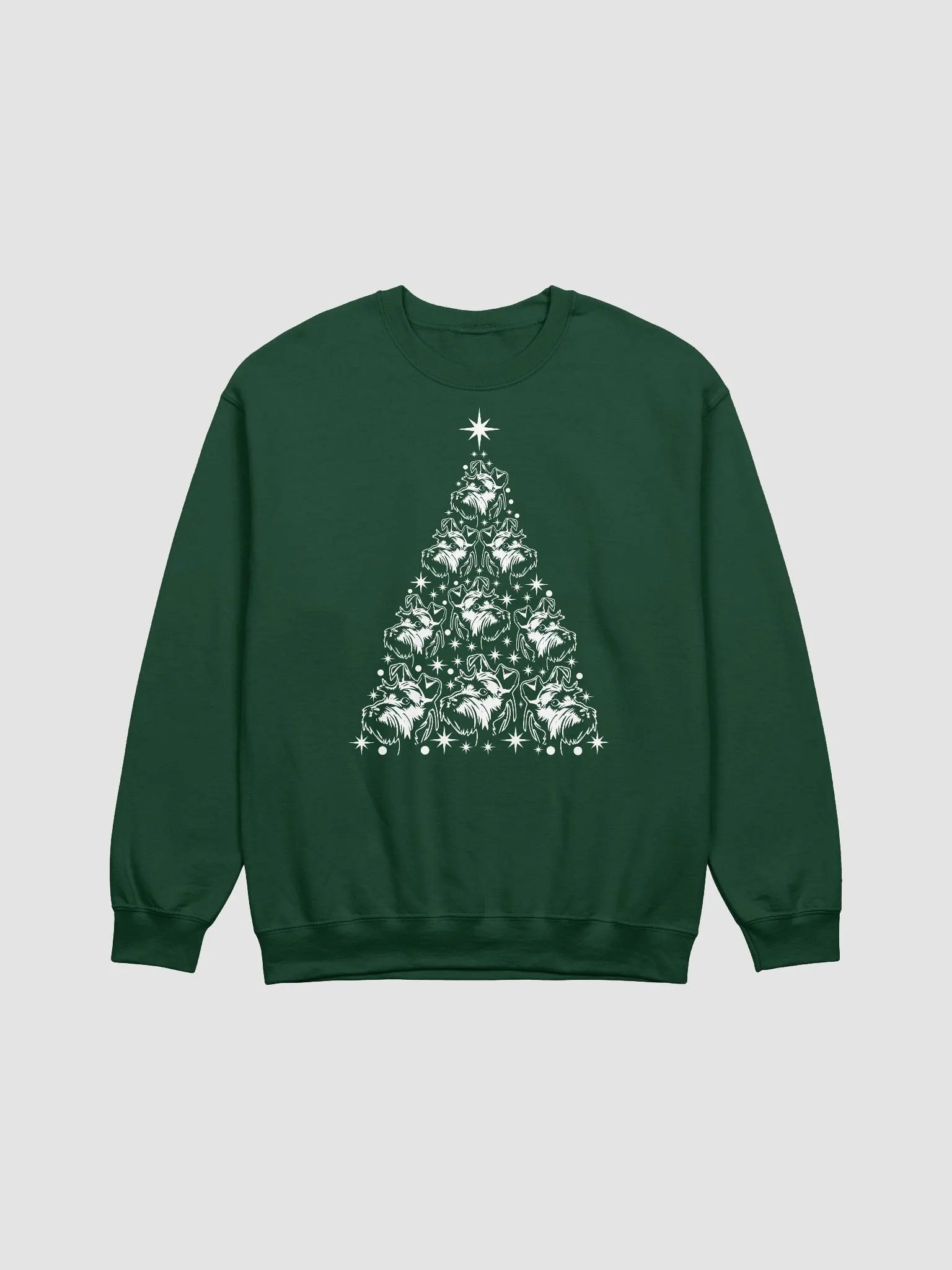 Fox Terrier Christmas Tree Sweatshirt Design for Fox Terrier Paw-rents product image (13)