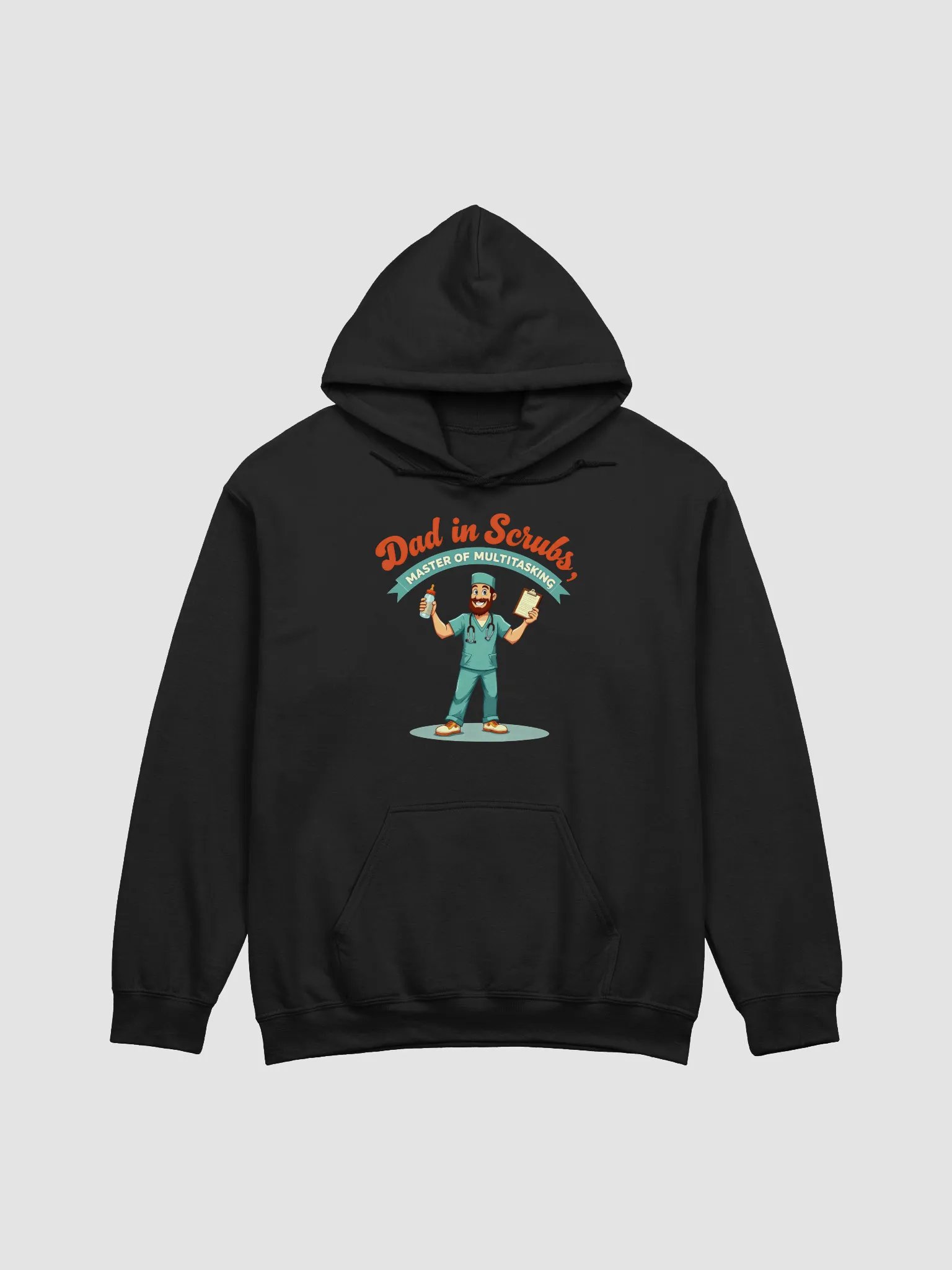 Dad in Scrubs Multitasking Hoodie product image (6)