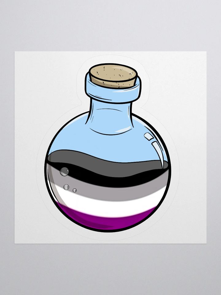 Asexual Pride Potion | 3" Sticker product image (1)