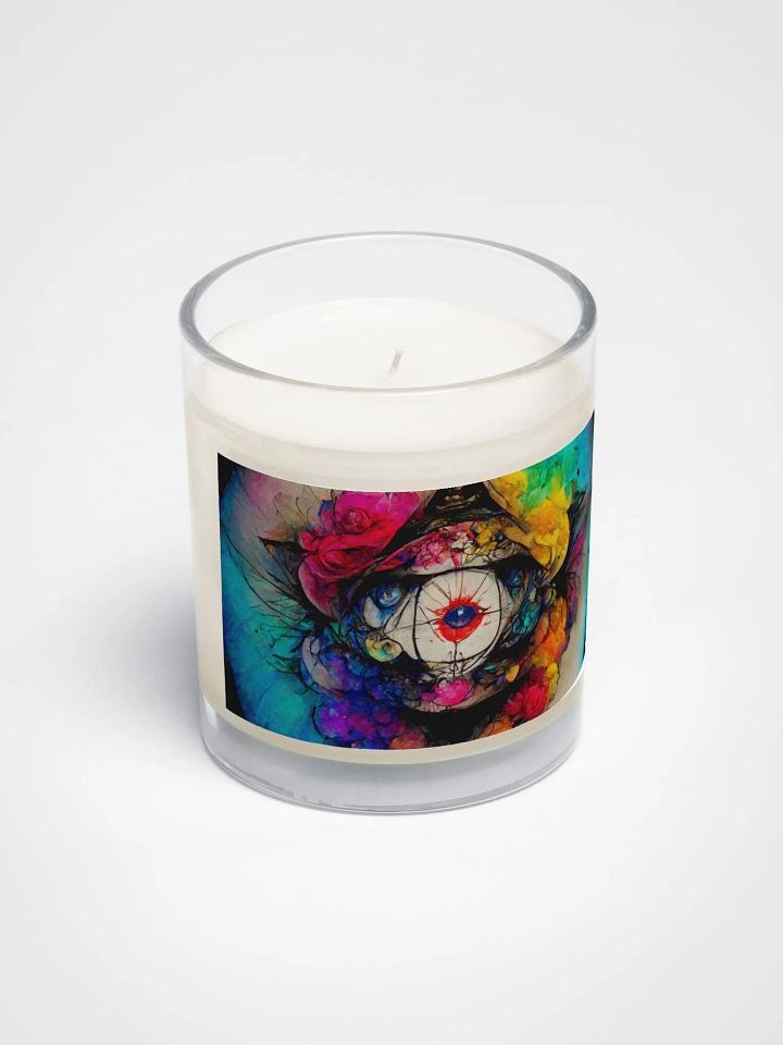 Floral Eye Soy Wax Candle product image (2)