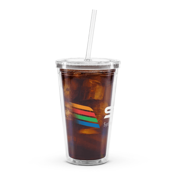STV Double Wall Clear Plastic Tumbler product image (1)