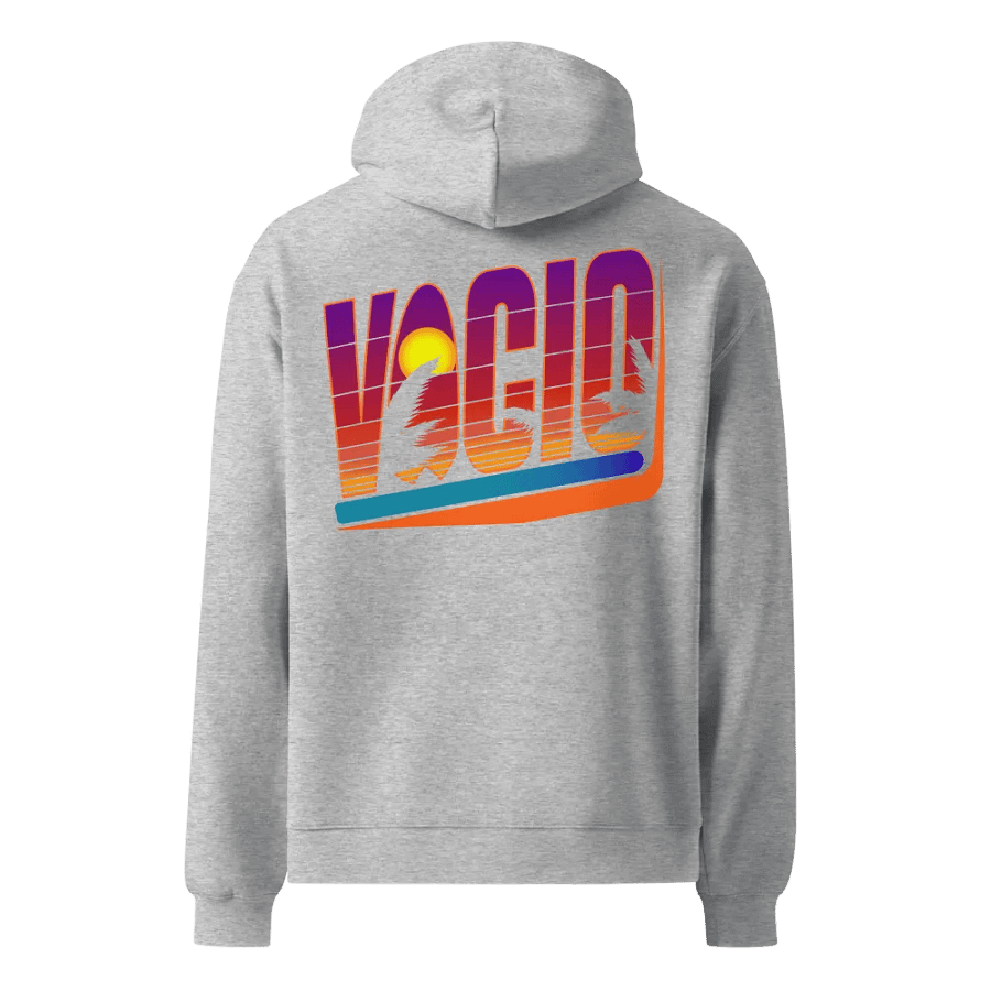 VACIO Sunset Retro Logo Premium Relaxed Fit Hoodie product image (1)