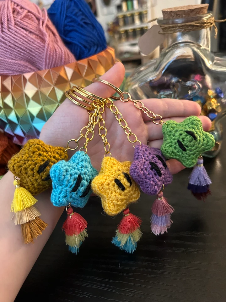 Custom Crochet Star Keychain product image (1)