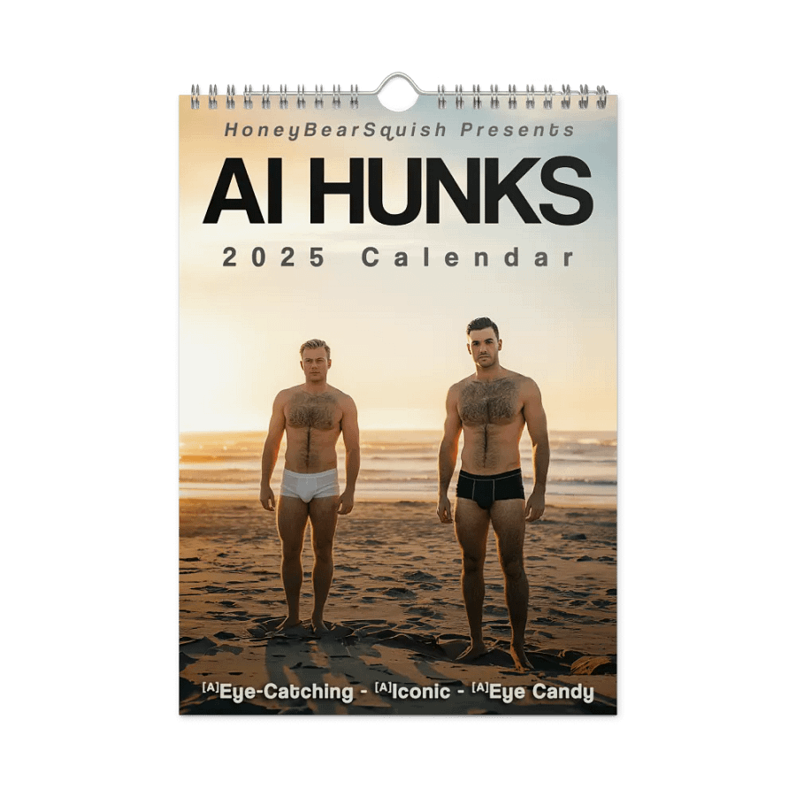 AI HUNKS - A HoneyBearSquish Calendar product image (1)
