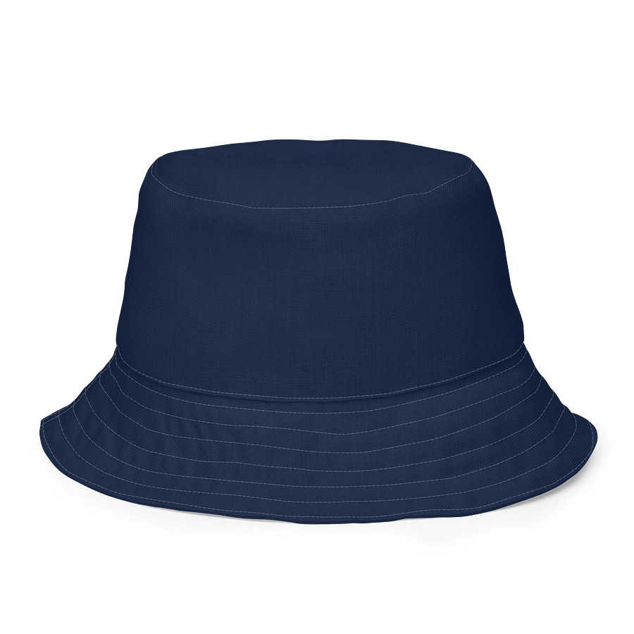 Reversible Bucket Hat – Two Styles in One! | Floral Print & Classic Navy | Lightweight & Breathable product image (7)
