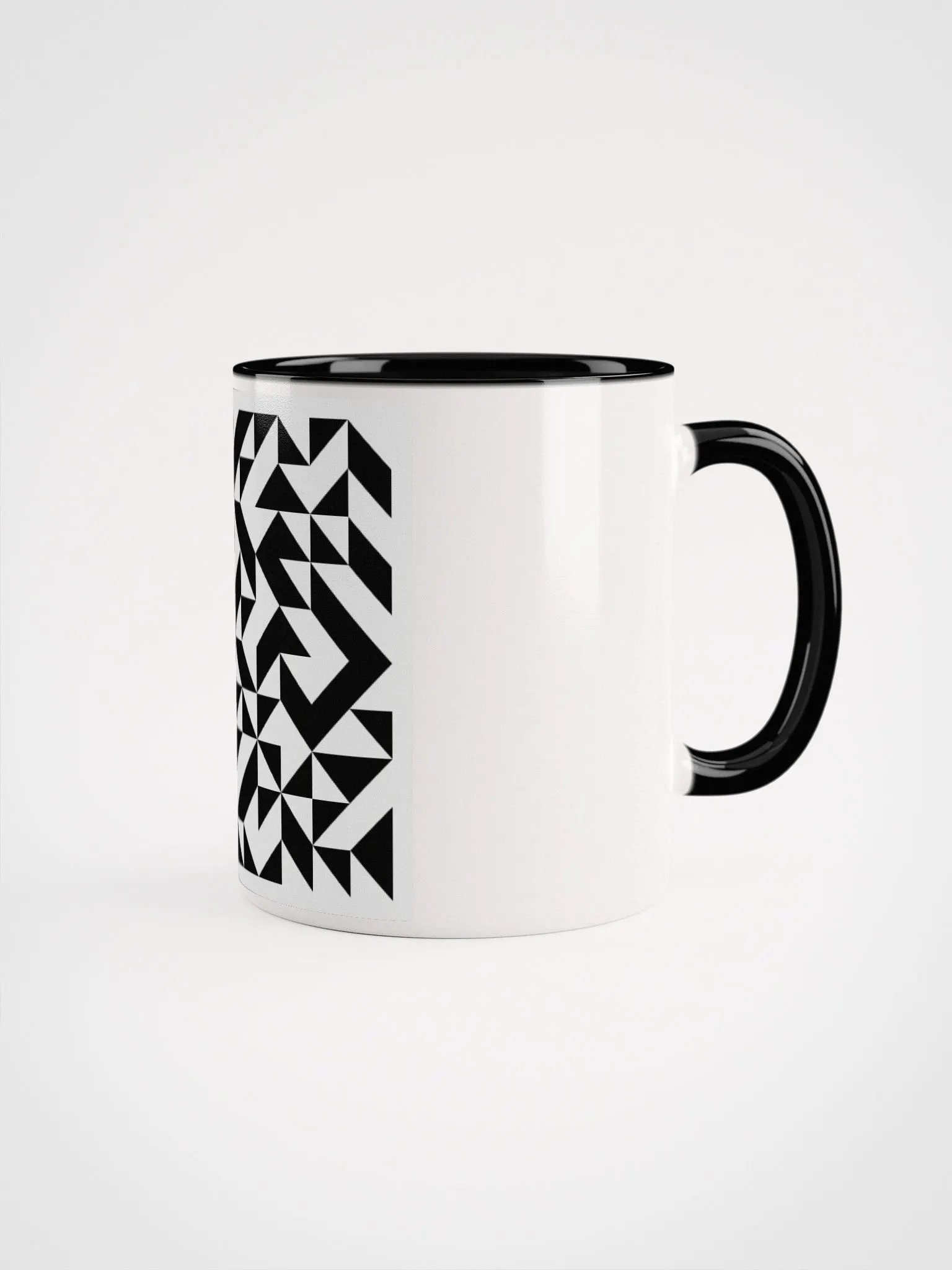 Abstract Geometric Harmony Ceramic Mug product image (1)