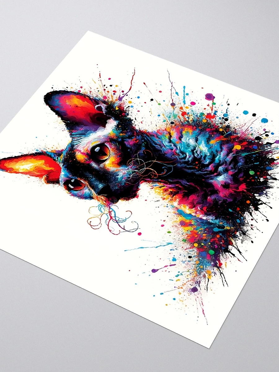 Kiss Cut Stickers: Cornish Rex 2 product image (3)