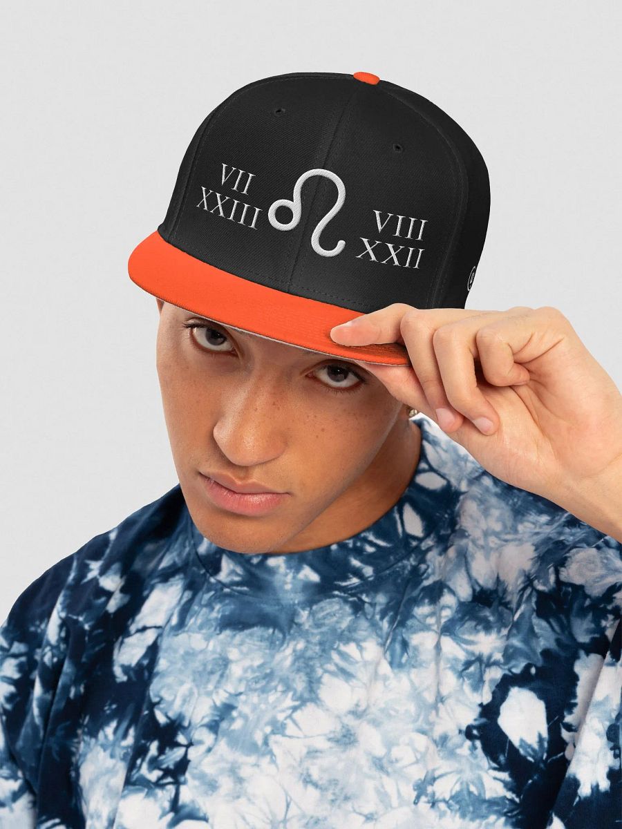 Leo Zodiac Sign "Courage" : Fierce Heart Snapback Cap product image (5)