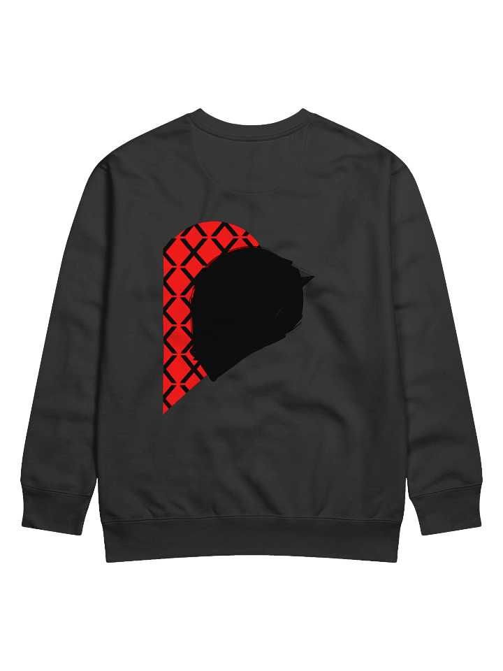 Matching Road Helmet Heart (Black-Right) | Crewneck product image (1)