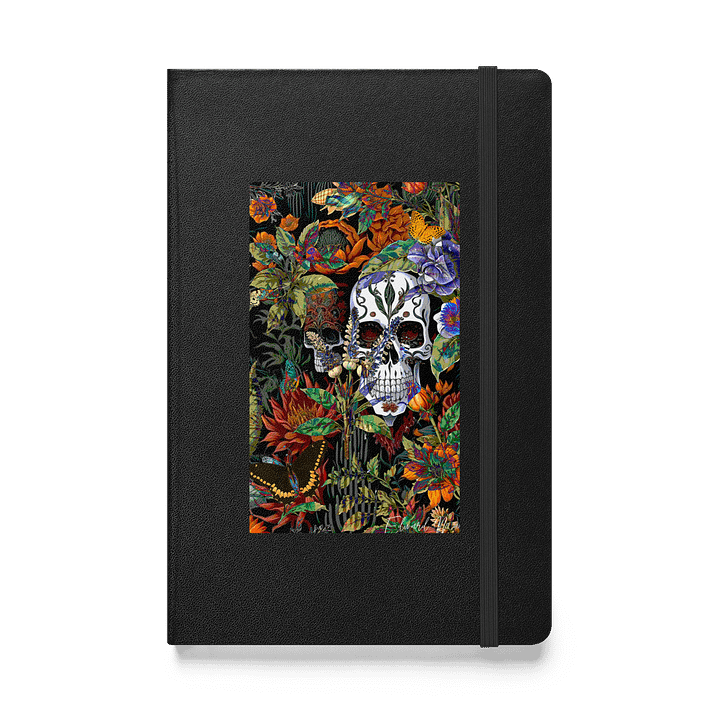 Floral Skulls Hardcover Journal product image (1)
