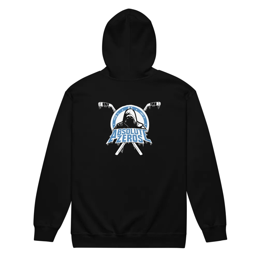 Gildan Unisex Heavy Blend Black Zip Hoodie product image (2)