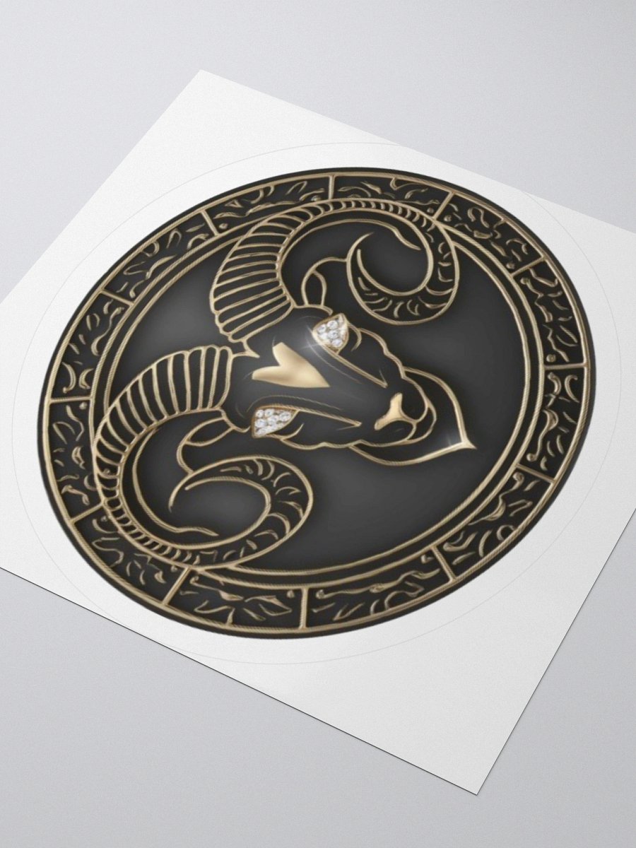 Aries Zodiac Medallion Sticker product image (7)