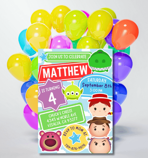 Toy Story Adventure Birthday Invite | Editable Canva Template | Instant Download | Woody & Buzz Party Invitation product image (3)