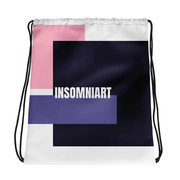 INSOMNIART All-Over Drawstring Bag product image (1)