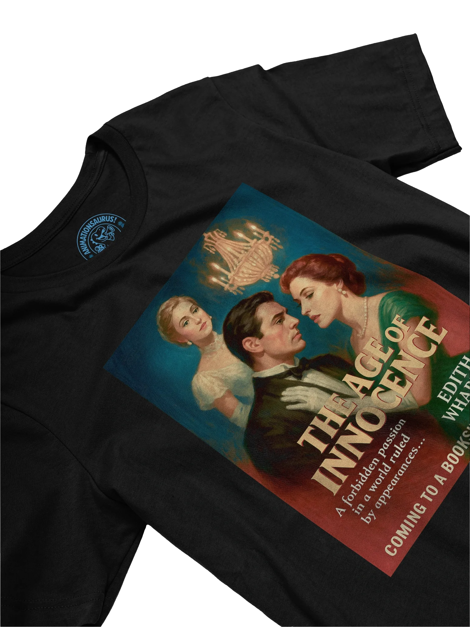 "The Age of Innocence" 1950's Faux Retro Film Poster Edith Wharton Concert Tee Fit Unisex T-Shirt product image (22)