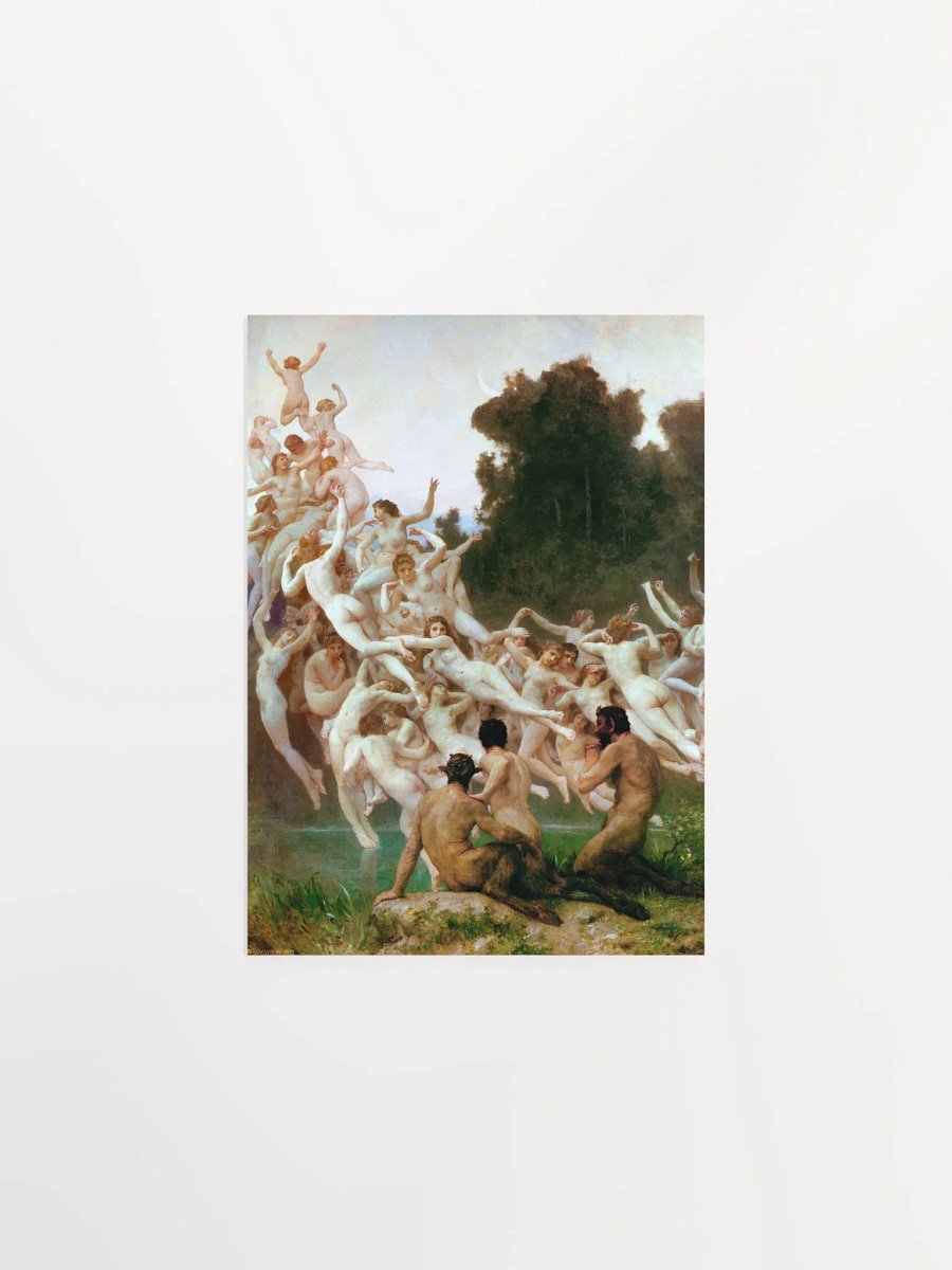 ''Les Oréades'' by William-Adolphe Bouguereau Poster product image (1)