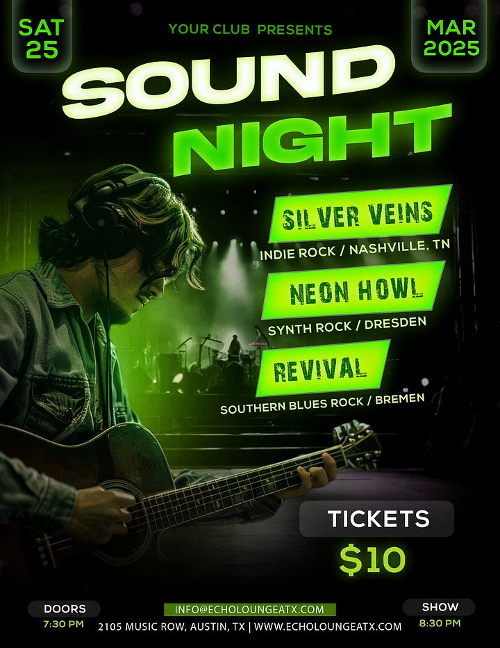 Club flyer Design Template PSD product image (1)