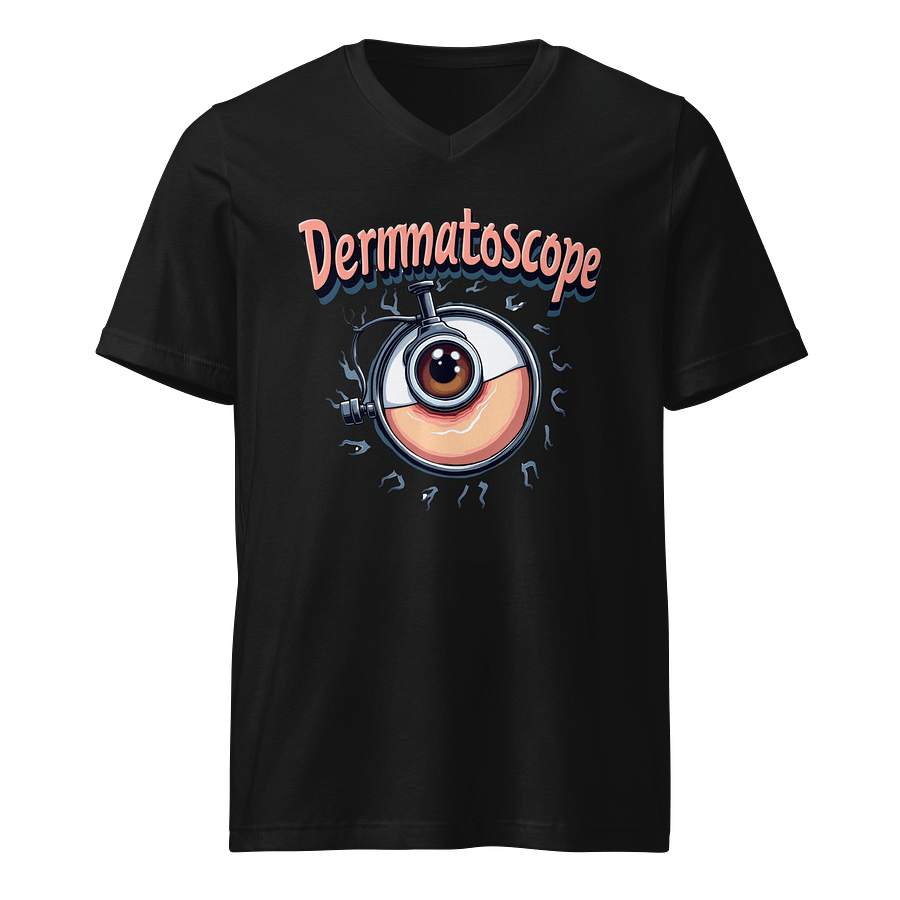 Eye-Catching Dermatoscope Illustrated V-Neck Tee product image (1)