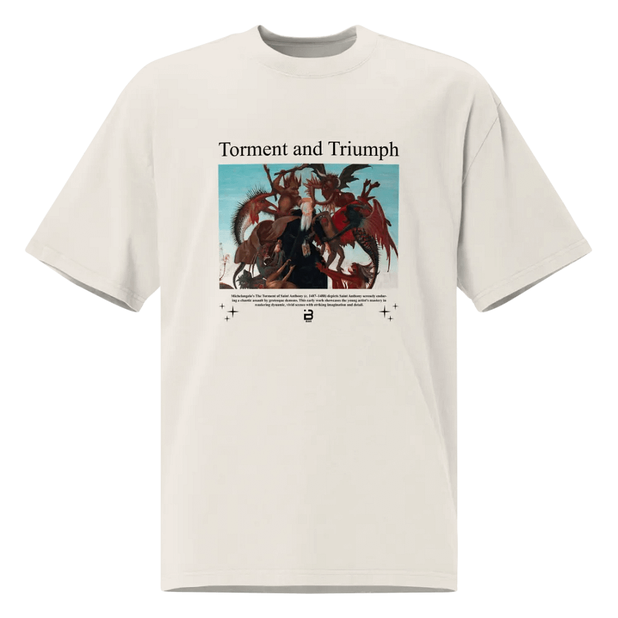 Torment and Triumph - BUIII Remix Premium Oversized Faded T-Shirt - Black product image (11)