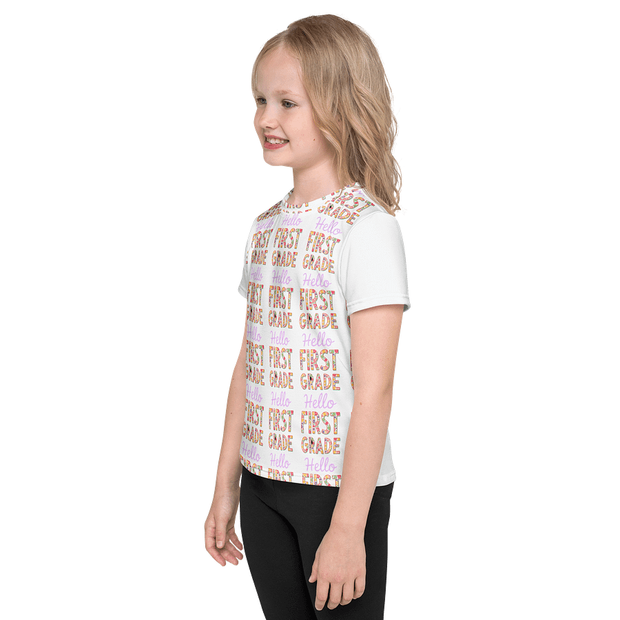 Retro Hello First Grade Tees product image (3)