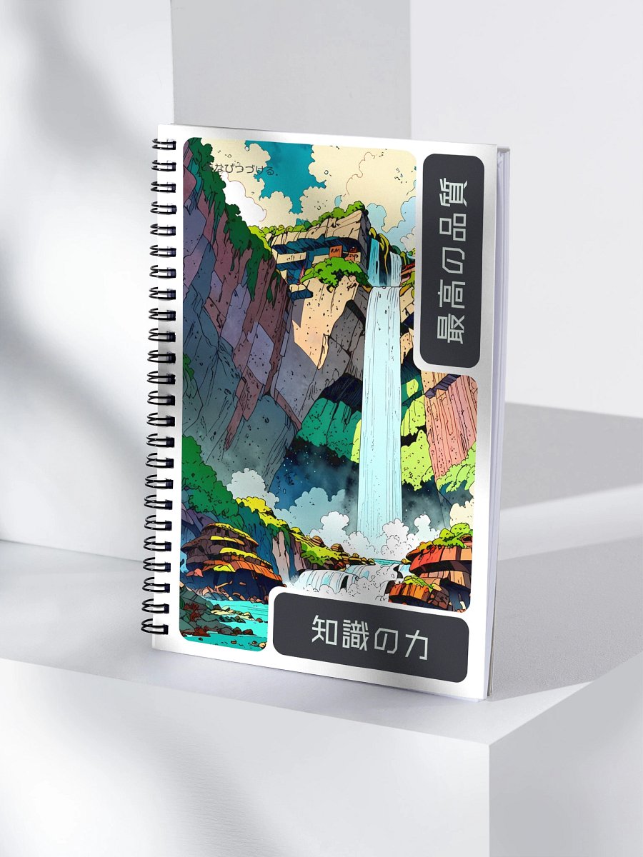 Serenity Falls Spiral Notebook product image (4)