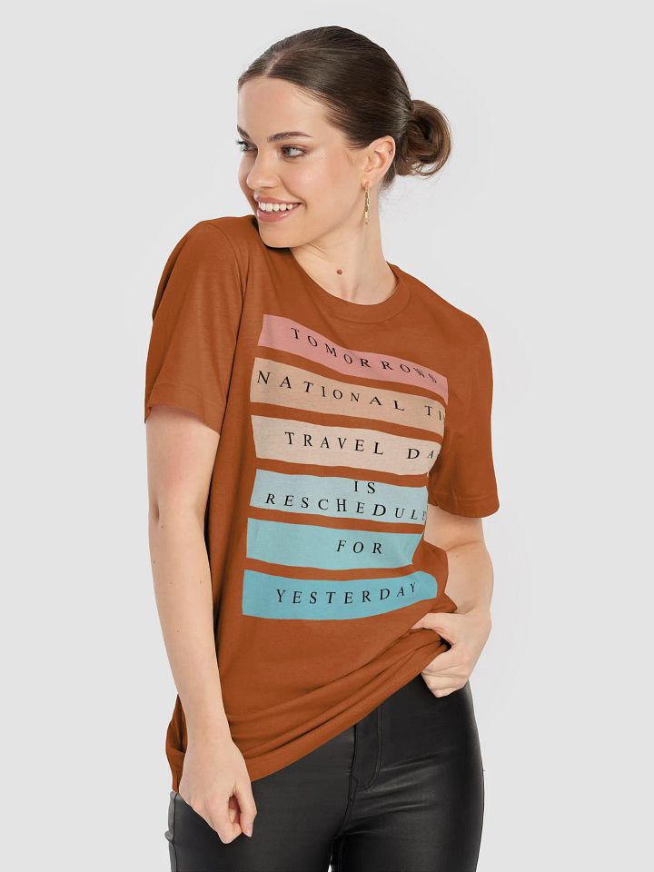 Tomorrows National Time Travel Day T-Shirt product image (2)