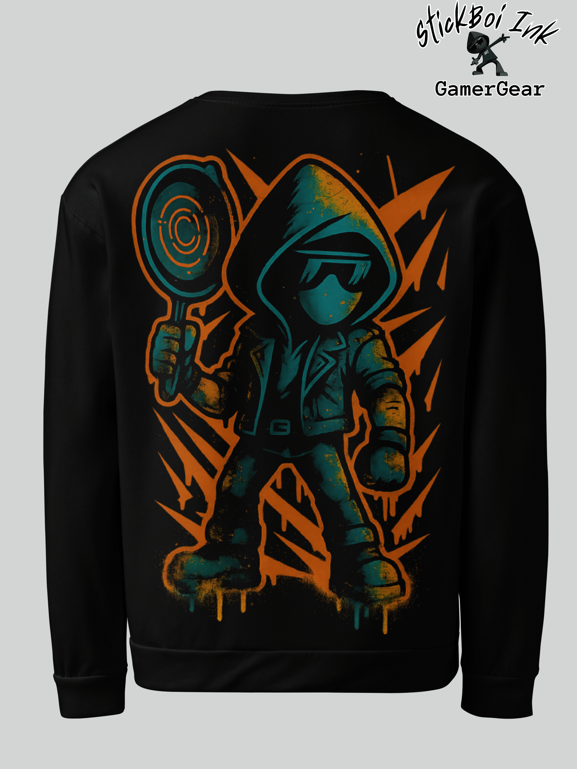 Gamer Sweatshirt - Lvl 4 Armour by StickBoi Ink product image (1)