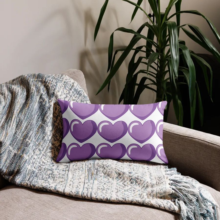 Glossy Hearts Premium Pillow Case product image (14)