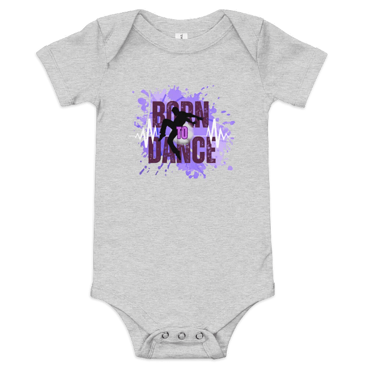 Born to Dance His Silhouette Baby Onesie product image (1)