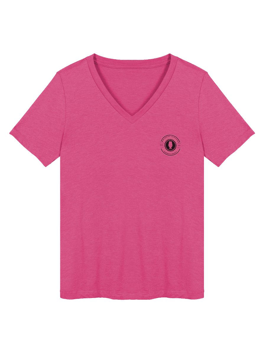 PREEETTY GOOD Back Logo Women's V-Neck T product image (1)