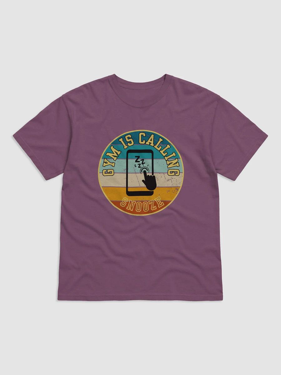 Retro Gym Snooze Badge T-Shirt product image (1)