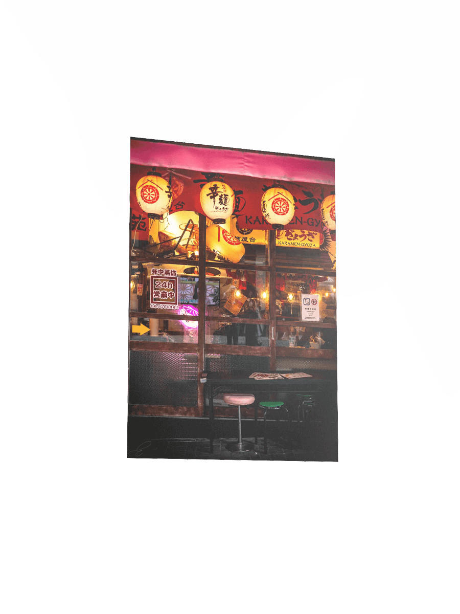 Outdoor Seating - Japan - Fine Art Print Poster product image (12)