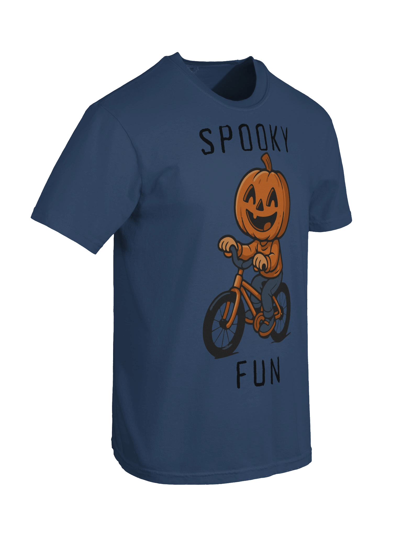 “Spooky Fun Rider” Kids Halloween BMX Tee product image (11)