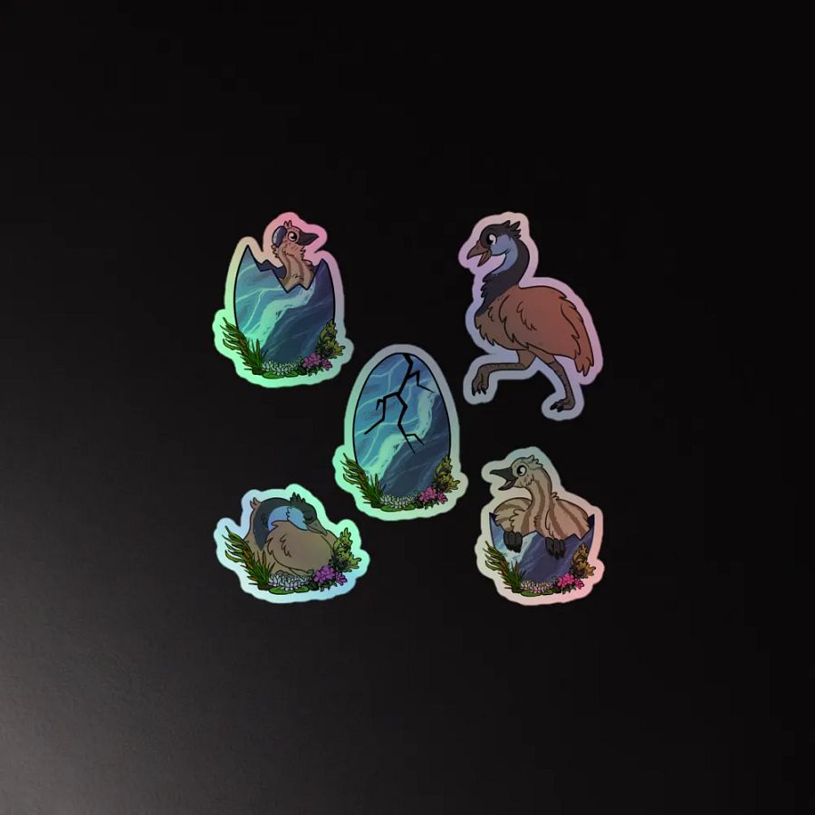 RAWR Tide Holographic Stickers product image (3)