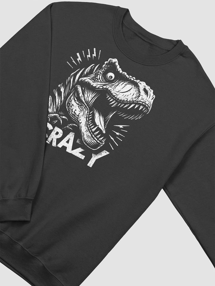 Crazy T-rex Crewneck Sweatshirt product image (2)