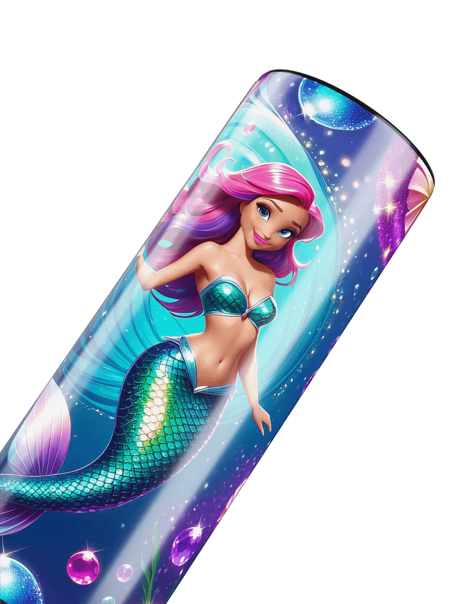 Mermaid Princess 20 oz Skinny Stainless Steel Tumbler - v2 product image (6)