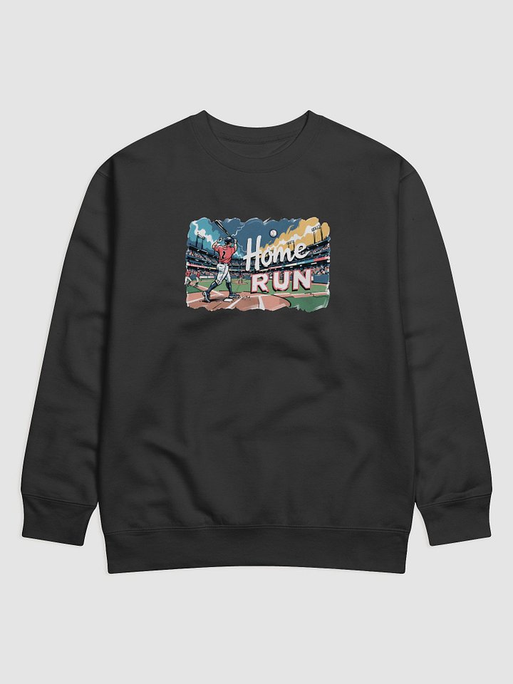Dramatic Baseball Swing: Sunset Home Run Sweatshirt product image (1)