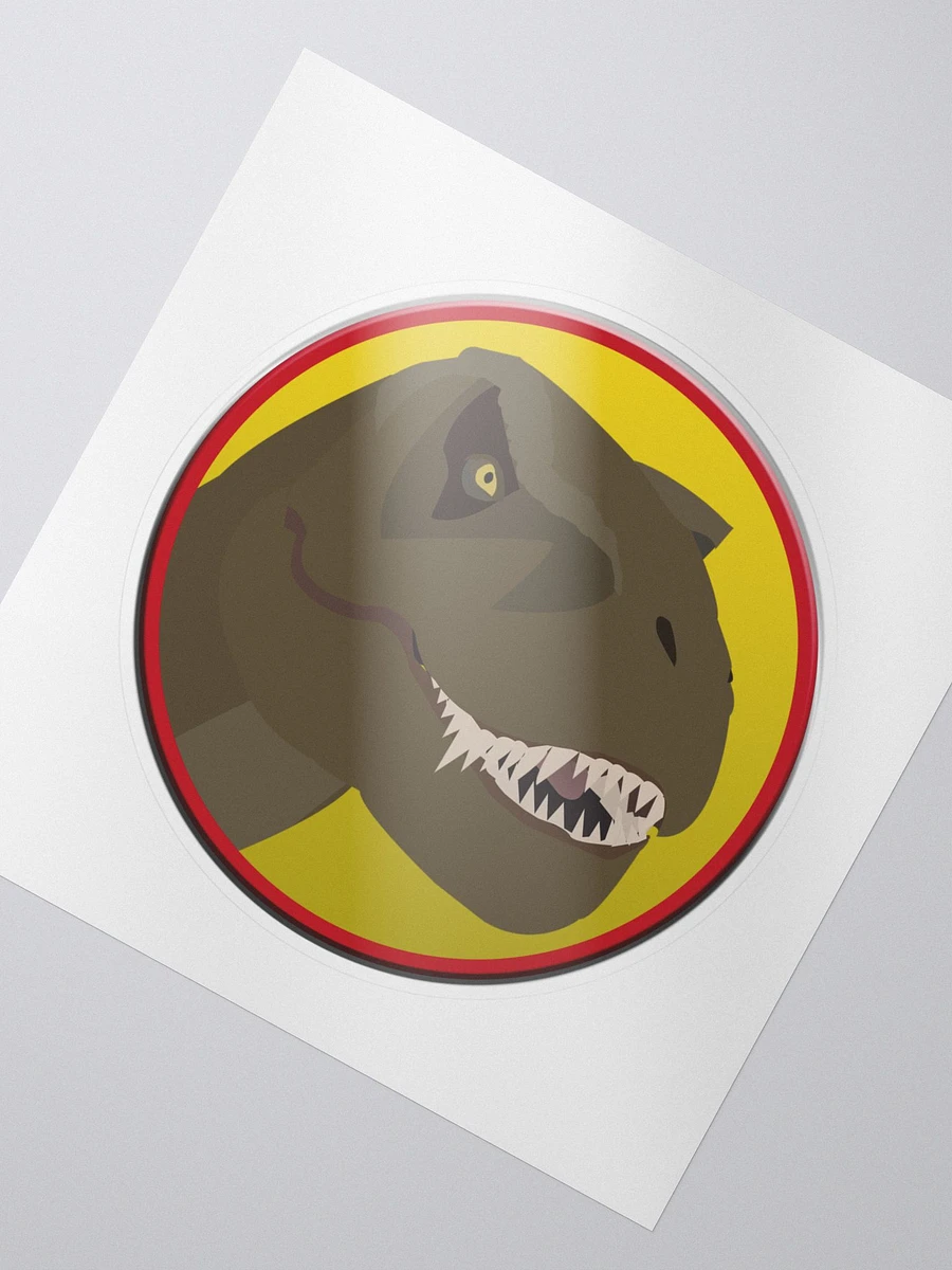 T-REX SHOW: T-Rex Circle Sticker product image (2)