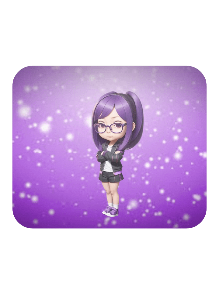 (Purple CHIBI) K Classic Mouse Pad product image (2)
