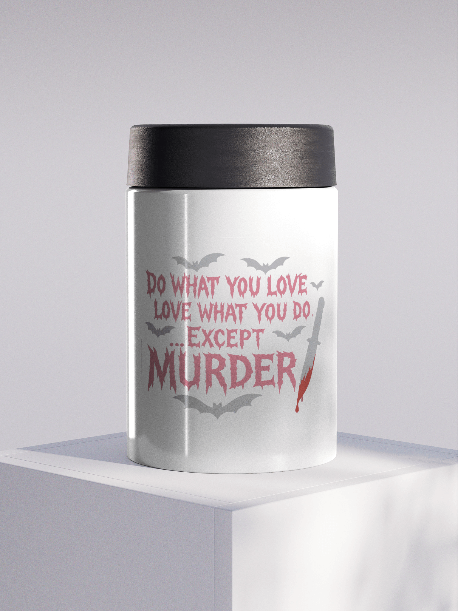 Do what you love metal coozie product image (1)